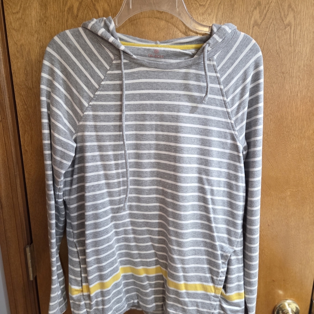 Talbots Women's Hooded Tunic Sweatshirt